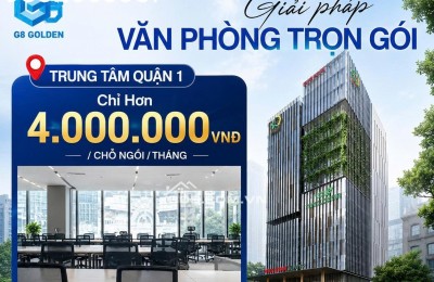 CHỈ TỪ 4 TRIỆU/THÁNG – SỞ HỮU VĂN PHÒNG HẠNG A, VIEW TRIỆU ĐÔ NGAY TRUNG TÂM QUẬN 1