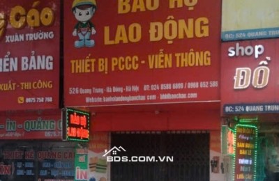 CHÍNH CHỦ CHO THUÊ NHÀ 3,5 TẦNG MẶT PHỐ SỐ 526 QUANG TRUNG - HÀ ĐÔNG , 0978775807