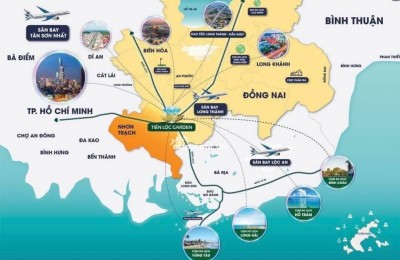 Đất nền sổ hồng riêng gần sân bay Long Thành Tiến Lộc Garden