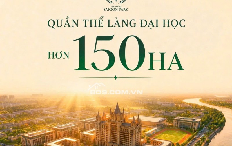 chỉ từ 1,6 TỶ – Tận hưởng trọn vẹn đại đô thị 1.080 Hecta Vinhomes Saigon Park (Vinhomes Hóc Môn)