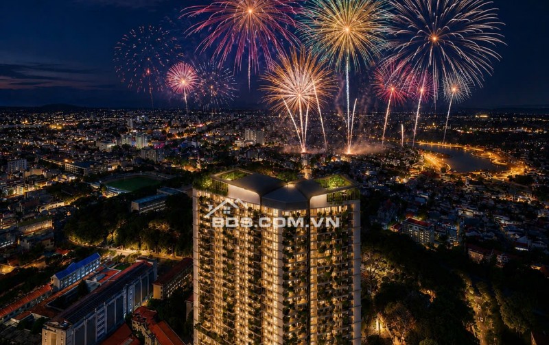 Căn hộ Ecopalace BMT - ECO 3015, căn góc 3 PN tầng cao, 85,3m2, 2 ban công, 2 view