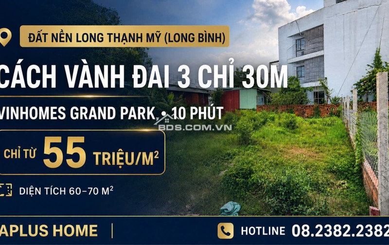 Bán đất nền Vành đai 3 - Long Thạnh Mỹ (Long Bình)