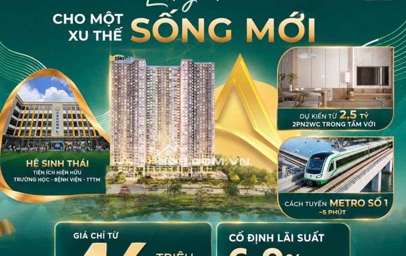 BCONS ARIA – Chuẩn sống hiện đại, giá trị bền vững