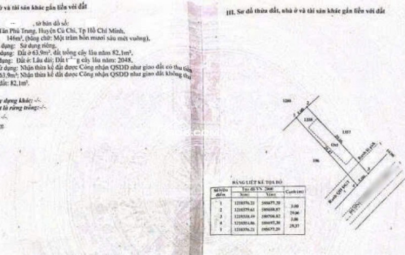 880 Triệu sở hữu ngay nhà C4 - Tân Phú Trung - Củ Chi - S.H.R ‼ ‼
