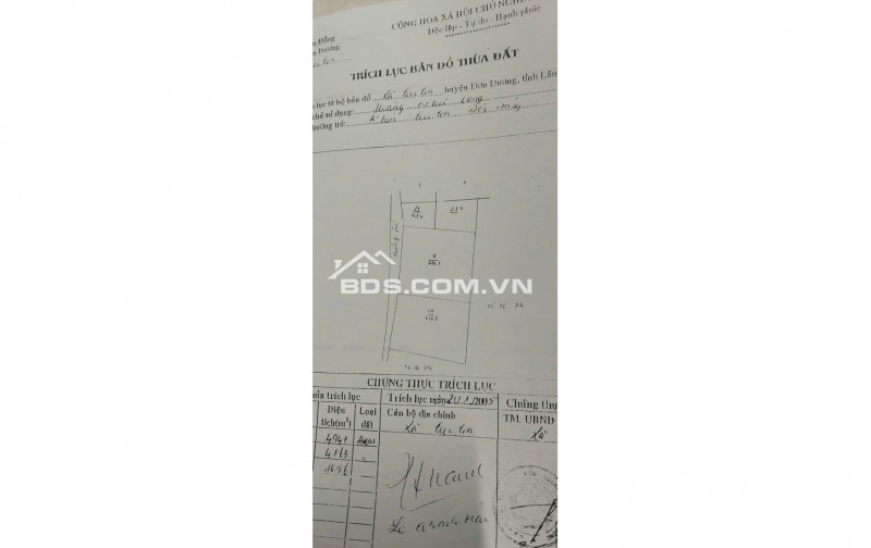 Chính chủ bán 13.000m² đất Tu Tra – Đơn Dương, vị trí đẹp, 2 mặt đường bê tông