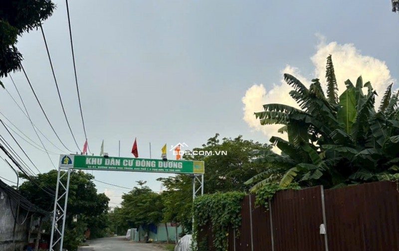 Đất đã có sổ, đầu khu Đông Dương Phú Hữu, đường rộng 8m