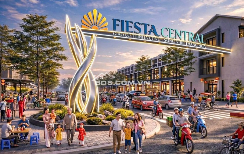 FIESTA CENTRAL BÌNH DƯƠNG - NHÀ PHỐ 2 MẶT TIỀN ĐẠI LỘ LÊ LỢI YP MỚI BÌNH DƯƠNG – CHỈ TỪ 1,38 TỶ – cơ hội sở hữu nhà phố 2 mặt tiền.