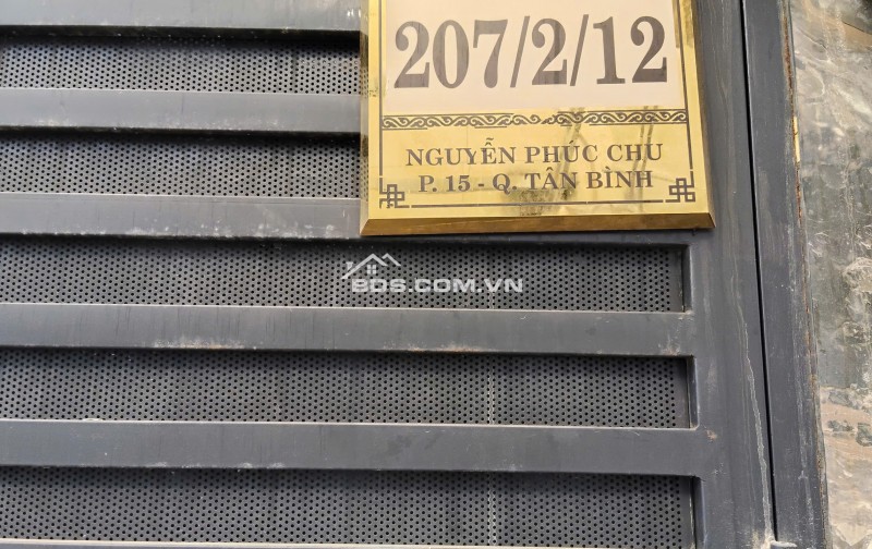 BÁN NHÀ HẺM NGUYỄN PHÚC CHU – PHƯỜNG TÂN SƠN – TP.HCM