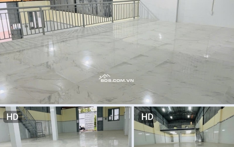 Kho xưởng cho thuê nền gạch 300m2 Thạnh Lộc Quận 12