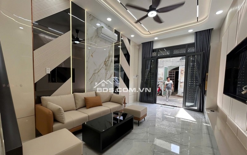 NHÀ MỚI NGAY CHỢ THẠCH ĐÀ – 3PN CÓ 1PN TRỆT – 56,4M² NỞ HẬU – NHÀ MỚI 2 TẦNG – 5,98 TỶ!