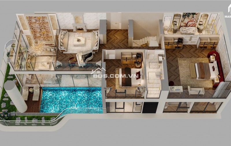 Chung cư cao cấp RIVEA RESIDENCES trung tâm đô thị ở Hà Nội