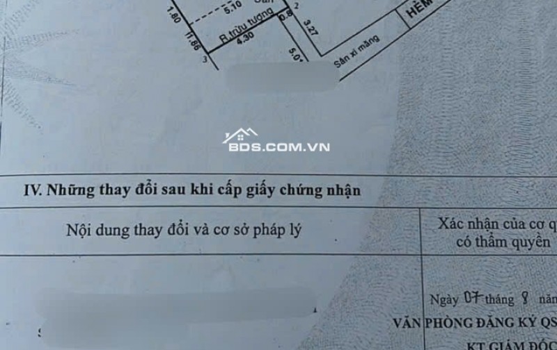Bán nhà hẻm xe máy đường Trần Thị Điệu Tp Thủ Đức giá 3,35 tỷ