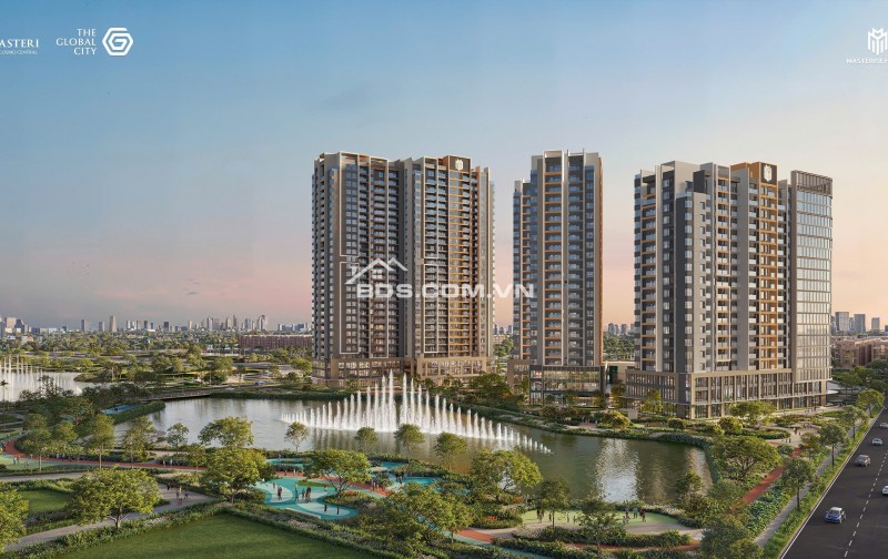 BÁN CẮT LỖ CĂN 2PN CT5 THE GLOBAL CITY VIEW SÔNG VÀ NHẠC NƯỚC