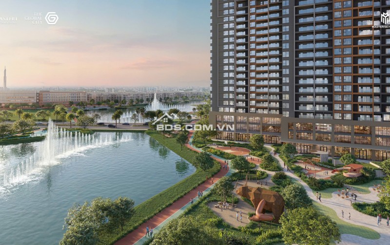 BÁN CẮT LỖ CĂN 2PN CT5 THE GLOBAL CITY VIEW SÔNG VÀ NHẠC NƯỚC