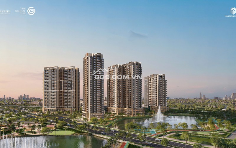 BÁN CẮT LỖ CĂN 2PN CT5 THE GLOBAL CITY VIEW SÔNG VÀ NHẠC NƯỚC