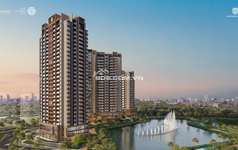 BÁN CẮT LỖ CĂN 2PN CT5 THE GLOBAL CITY VIEW SÔNG VÀ NHẠC NƯỚC