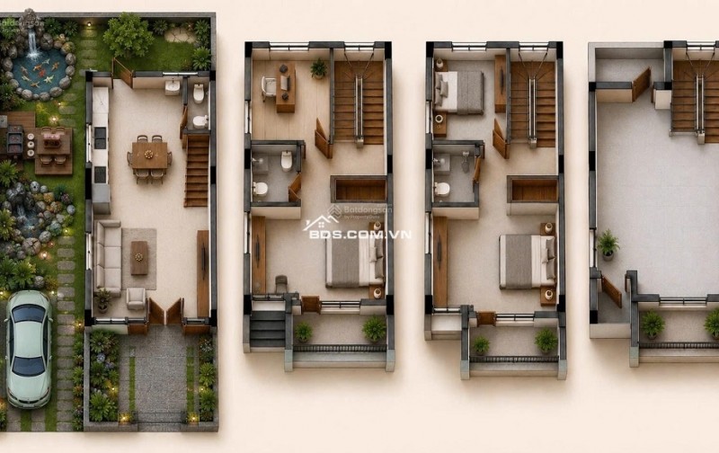 Bán Nhà Phố LIỀN KỀ Vinhomes Sài Gòn Park 50m2- 4TẦNG - 5,5 TỶ- Xã Xuân Thới Sơn TP.HCM