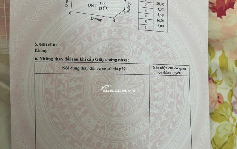 Bán đất tại An Cư, Định Hoá, Ninh Bình, giá 4,2 tỷ, 137,5 m2