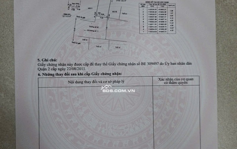 Bán nhà mặt tiền đường 42 Bình Trưng Tây Tp Thủ Đức giá 10,5 tỷ