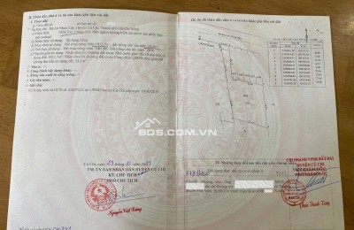 Chính chủ cấn bán lô đất thổ cư mặt tiền Đường An Nhơn Tây - Củ Chi