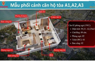 CHUNG CƯ NOXH VIEW BIỂN BÌNH SƠN ĐỐI DIỆN CÔNG VIÊN BIỂN BÃI TẮM PHAN RANG