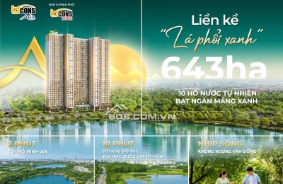 BCONS ARIA - Chạm mức sống chỉ với 46tr/m2, chiết khấu 8.5%, hỗ trợ lãi xuất 6,9% trong 4 năm