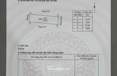 Cần tiền bán nhanh lô đất siêu đẹp tại An Cư, Định Hóa, Ninh Bình, DT 137.3m2