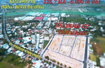 Đất diện tích lớn 161m2 _ khu tái định cư mới , đường Phạm Văn Diêu  chỉ 4.2 tỷ, sổ sẵn, full thổ cư