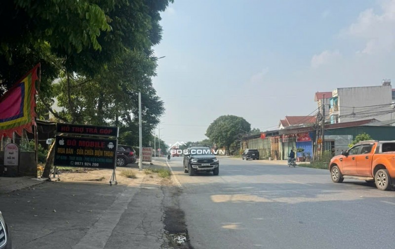 Nổi bật bán lô đất 112m2 full thổ cư mặt đường QL21 đoạn Cố Thổ, Lương Sơn kinh doanh sầm uất