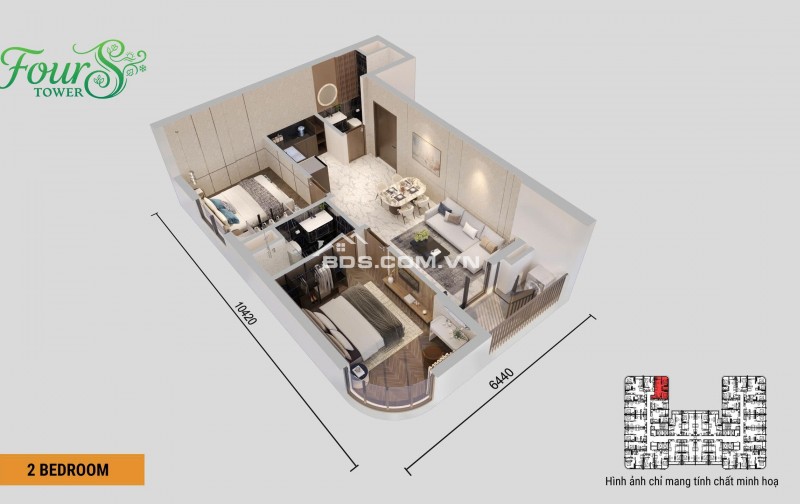 Sun Group ra mắt tòa F2 Sun Four S, chỉ từ 450tr sở hữu ngay, NH hỗ trợ vay 70%, 0% lãi 24