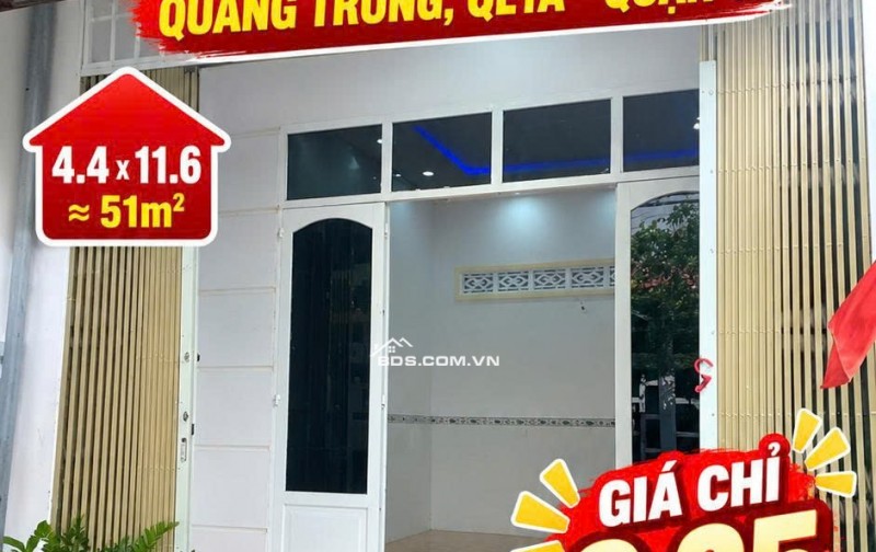 Bán nhà 51m2 trệt lửng ngay CVPM Quang Trung Q12 hẻm 5m giá 3.25tỷ