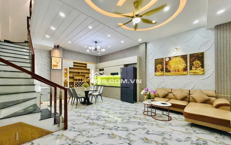 (HIẾM)Bán nhà mặt tiền 1T2L, đương Huỳnh Tấn Phát, 60m2, hẻm xe hơi né nhau, giá nhỉnh 4 tỷ