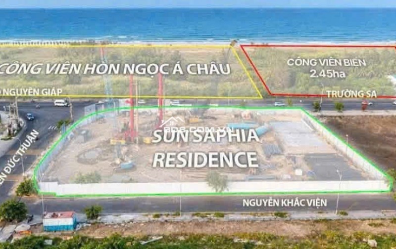Căn hộ cao cấp mặt biển Đà Nẵng , gần bãi tắm Sơn Thủy giá chỉ từ 1ty8
