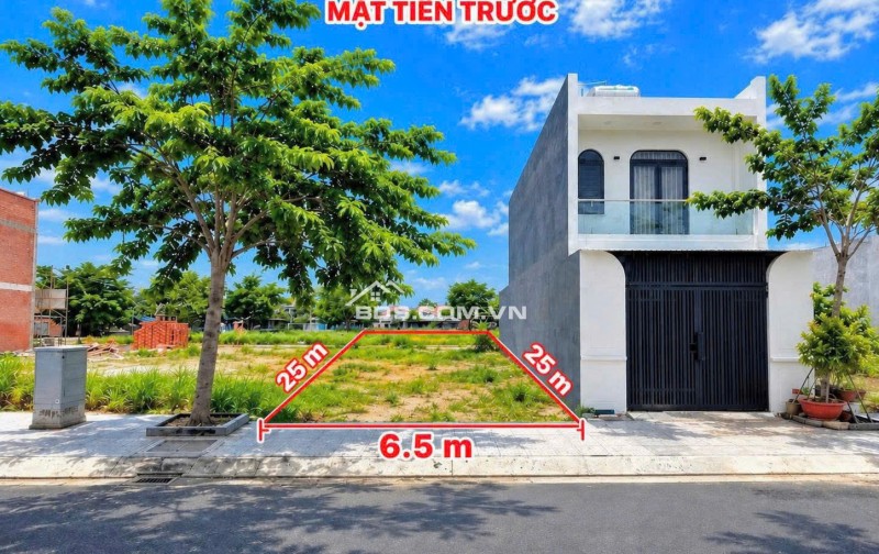 BÁN NHANH CẶP ĐẤT MẶT TIỀN TRƯỚC SAU 6.5x25m SỔ RIÊNG THỔ CƯ