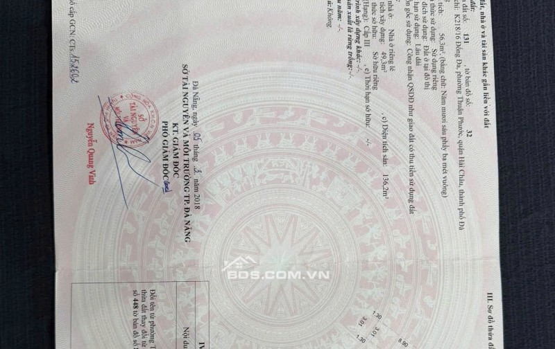 Nhà 3 tầng, kiệt Đống Đa 6m, kiệt rộng thông thoáng có thể kinh doanh, thông ra được đường Lý Tự Trọng, nhiều tiện nghi xung quanh..