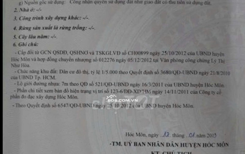 Bán 132m2 đất thổ cư khu biệt thự Xuân Thới Sơn ,Hóc Môn