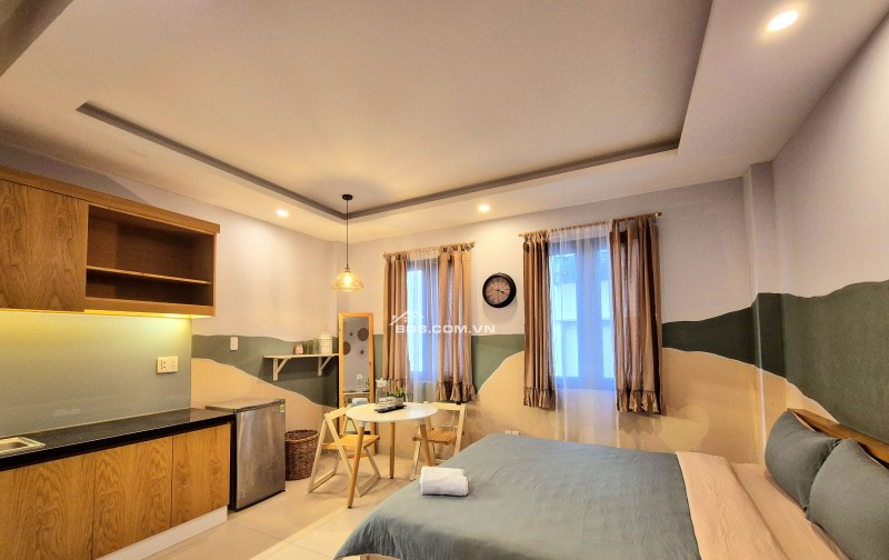 Cho thuê phòng hẻm 89 Hàm Nghi, Quận 1 - Dạng phòng studio có bếp và toilet riêng - Đầy đủ nội thất