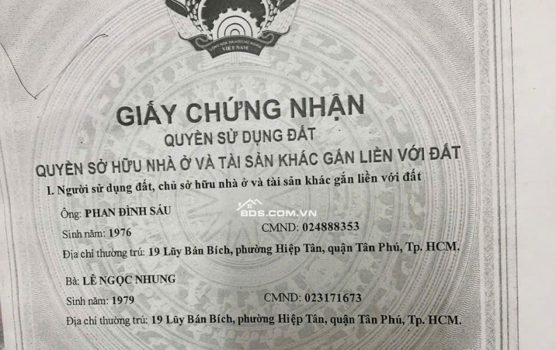 Bán nhà cũ tiện xây mới đường Chiến Lược Quận Bình Tân