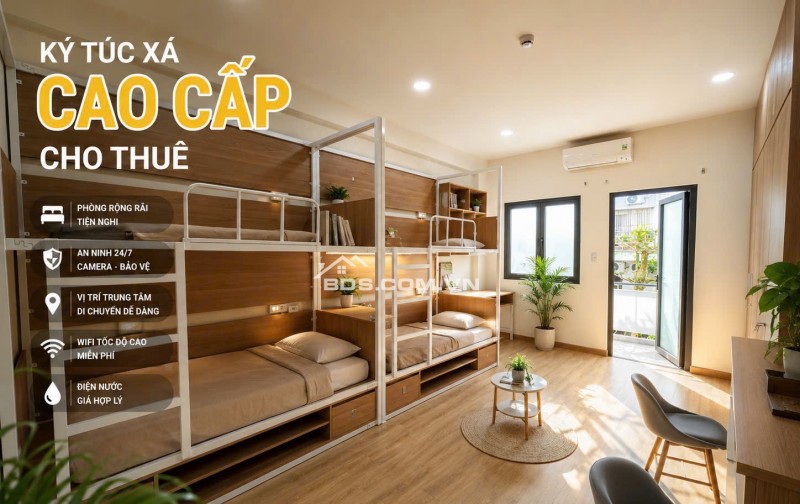 Cho thuê ký túc xá 2tr full mọi chi phí và đồ tại Q1