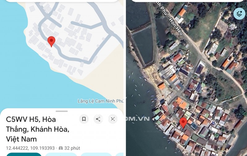 Có 102 [200 triệu] đất ở đô thị ven biển 58m² P.Hòa Thắng Khánh Hòa