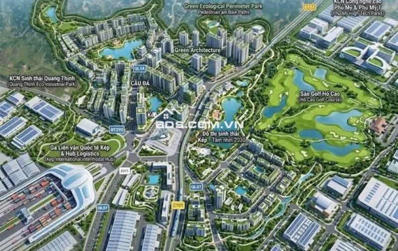 Đất ven KCN Phường Kép, Bắc Ninh giá chỉ 600 triệu - 900 triệu/lô