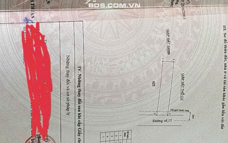  SIÊU PHẨM MẶT TIỀN 6M KHỦNG - ĐẤT VUÔNG VẮN PHONG THỦY SÁT KCN NAM HÀ - CHỈ 900 TR!