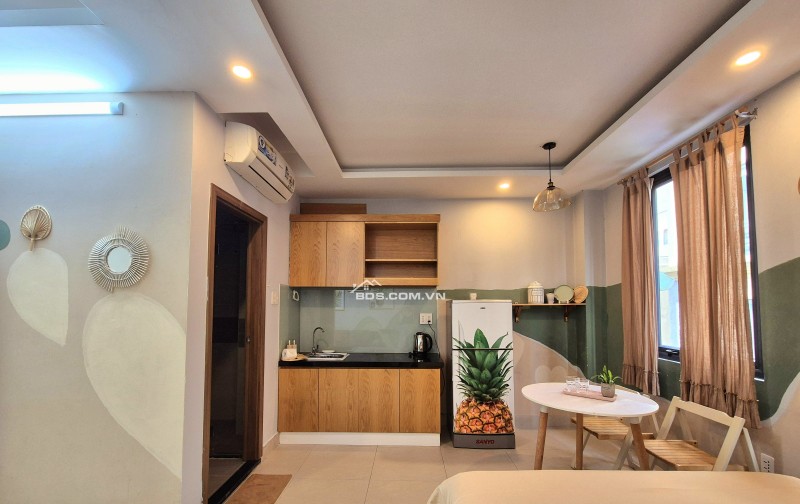 Cho thuê phòng hẻm 89 Hàm Nghi, Quận 1 - Dạng phòng studio có bếp và toilet riêng - Đầy đủ nội thất