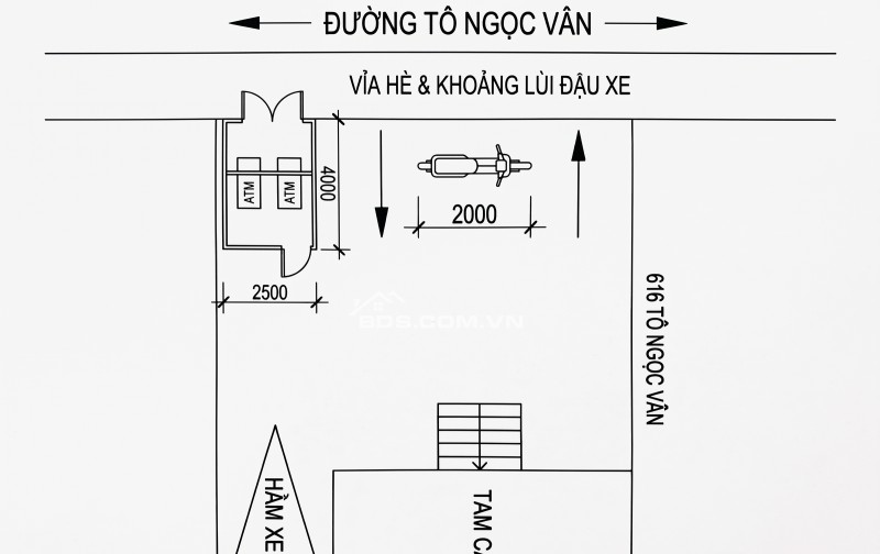 CHO THUÊ KIOSK ĐẶT MÁY GIAO DỊCH ATM – MẶT TIỀN TÔ NGỌC VÂN, P. TAM BÌNH, TP. HCM