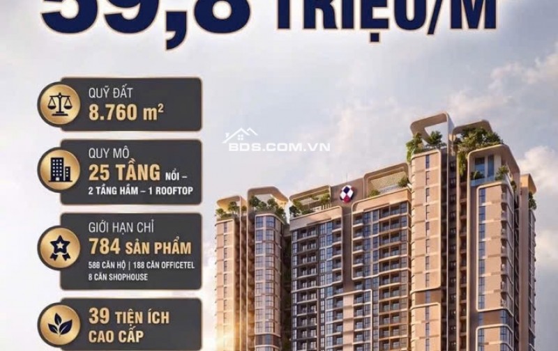 CĂN HỘ SÁT VÀNH ĐAI 2, METRO SỐ 2, METRO SỐ 6 GIÁ CHỈ 59.8TR/M2