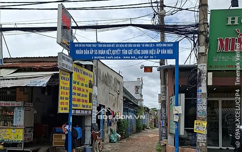 Bán đất hẻm ô tô đường Thới Hòa Vĩnh Lộc A Bình Chánh giá 9 tỷ