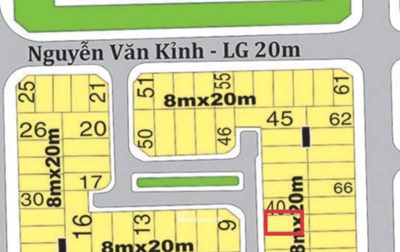 Bán đất đường 58 phường Thạnh Mỹ Lợi Tp Thủ Đức giá 38 tỷ