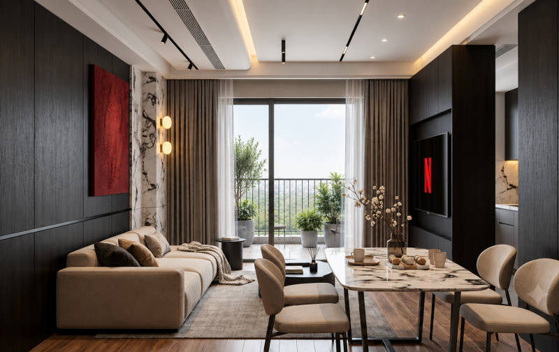 CĂN HỘ 3PN 2 WC dự án ECOLIFE SIGNATURE – DIỆN TÍCH 72,3–77,8M²