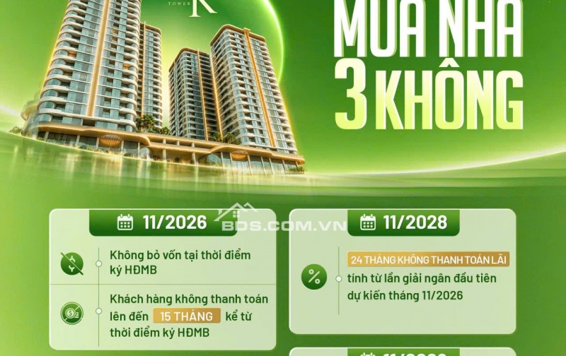25.10.2026 – A&K TOWER CHÍNH THỨC MỞ BÁN! chỉ 1 tỷ 661 / căn, không vốn không gốc không lãi