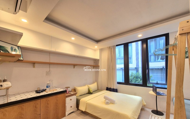 Cho thuê phòng hẻm 89 Hàm Nghi, Quận 1 - Dạng phòng studio có bếp và toilet riêng - Đầy đủ nội thất